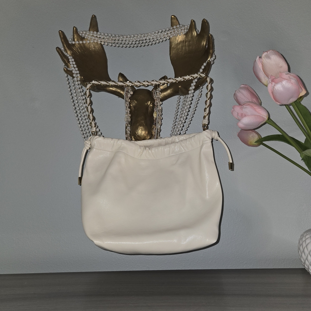 H&M White Drawstring Bag - Picture 2 of 8